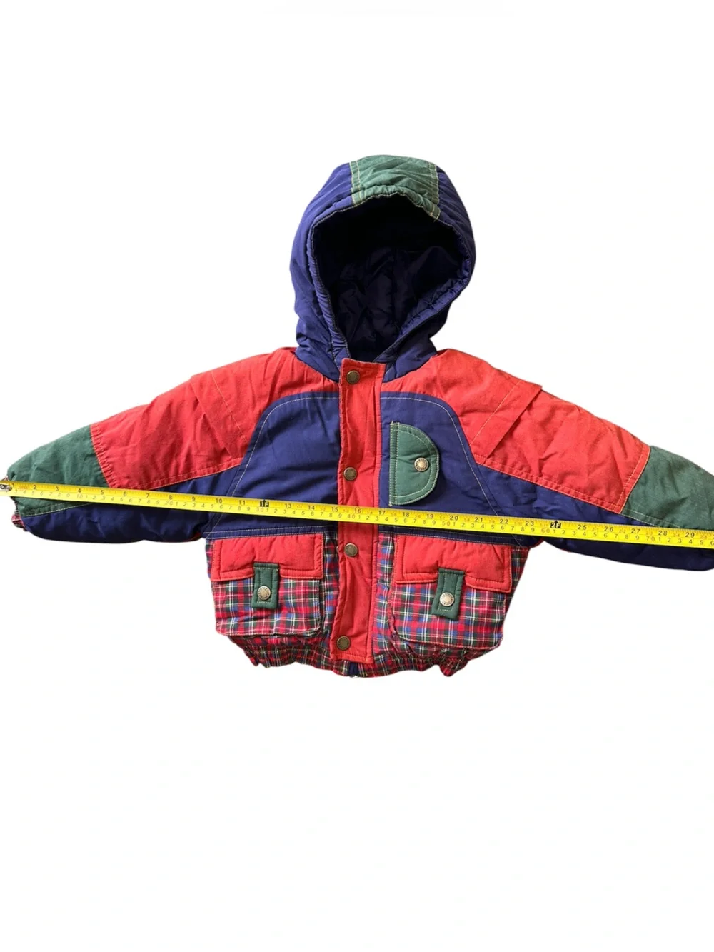 Vintage Carter's Outerwear colorblock puffer jacket size 3T